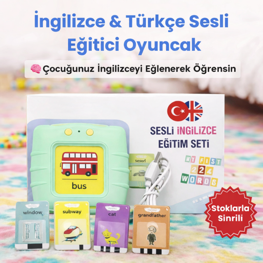 LittleLingo® Türkçe & İngilizce Sesli Kelime Öğretim Seti